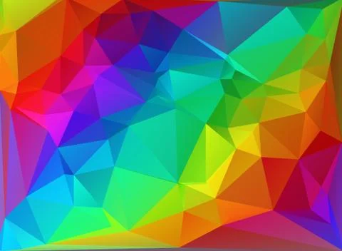 Colorful polygonal mosaic background, Vector illustration Illustrazione stock