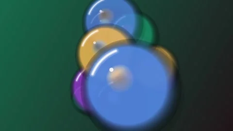 Colorful Pool Balls in Motion. 스톡 동영상 330280493