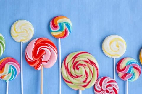 Colorful popsicles Foto stock