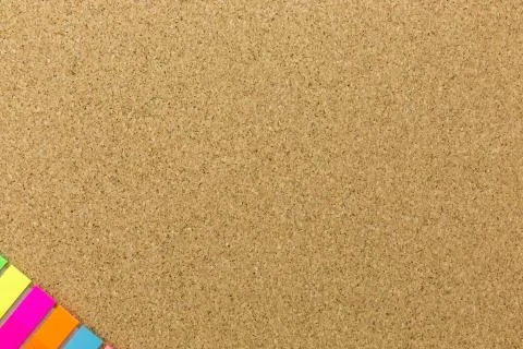 Colorful post it note at the corner Stock Photos