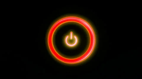 Colorful power button Vidéo 24973932