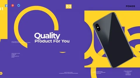 Colorful Product Promo Stockmateriaal After Effects