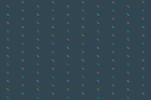 Colorful programming code icon abstract background Stock Illustration