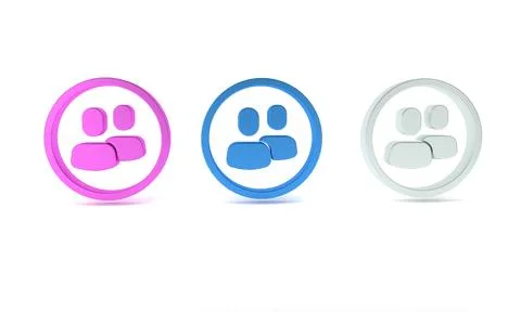 Colorful Project team base icon isolated on white background. Business anal.. 스톡 일러스트