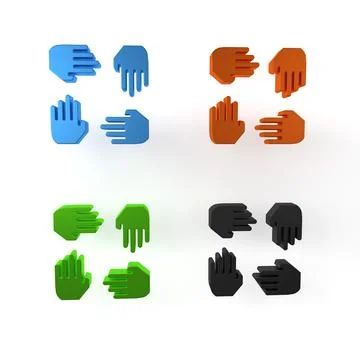 Colorful Project team base icon isolated on white background. Business anal.. 스톡 일러스트