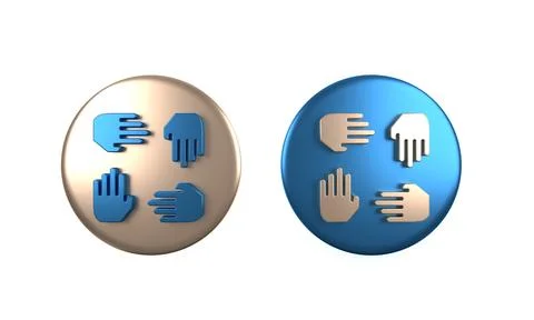 Colorful Project team base icon isolated on white background. Business anal.. Stockillustratie
