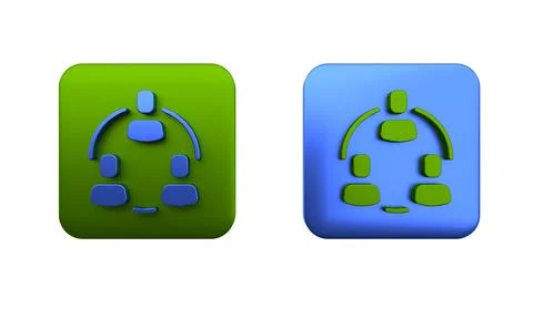 Colorful Project team base icon isolated on white background. Business anal.. イラスト素材
