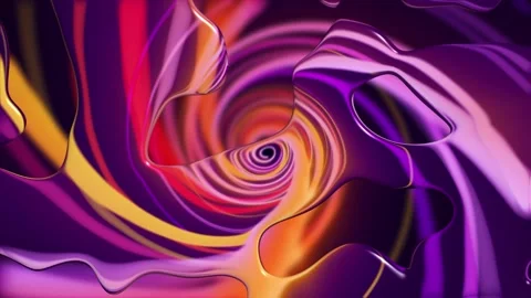 Colorful Psychedelic Liquid Effect Background Stock Footage 336680427