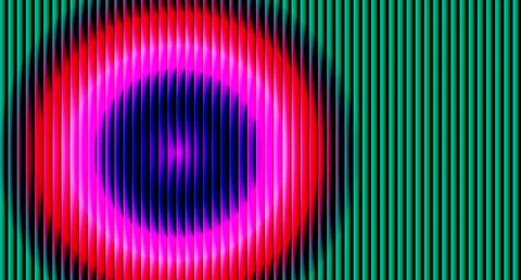 Colorful Psychedelic Radial Gradient Vertical Bar Texture for Design Banner Stock Illustration