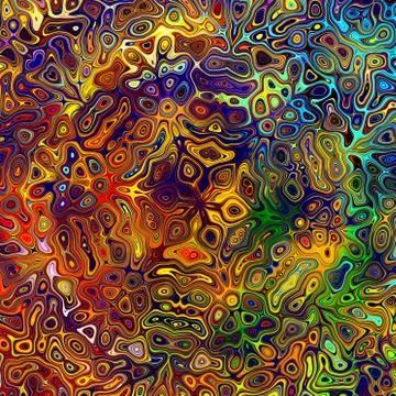 Colorful psychedelic rainbow pattern. Face fun. Grunge art decor. Ink splash. Stock Illustration