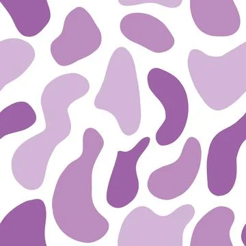 Colorful purple spots seamless pattern Stock Illustration