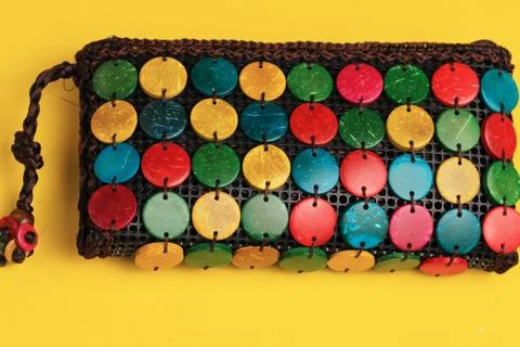 Colorful purses Stock-Fotos