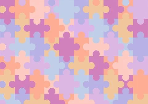 Colorful puzzle background 스톡 일러스트
