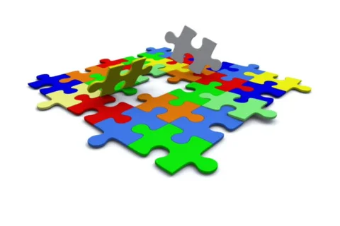 Colorful Puzzle Stock Footage 708277