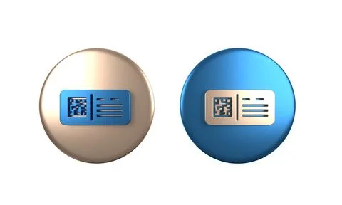 Colorful QR code ticket train icon isolated on white background. Circle but.. Stock Illustration