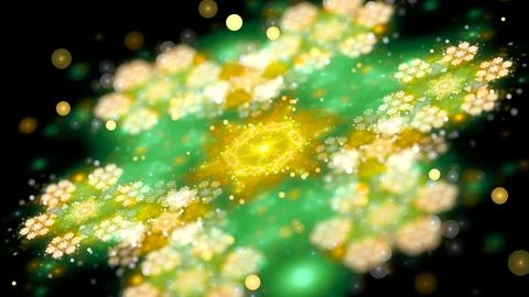 Colorful quantum state abstract background Stock Illustration