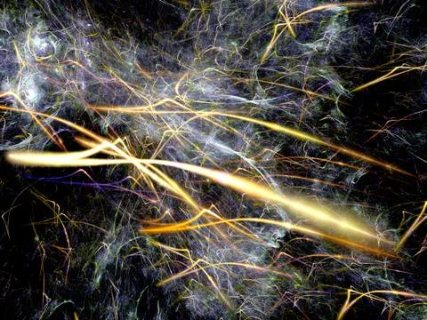Colorful quantum strings fractal 스톡 일러스트
