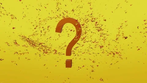 Colorful question mark icons, Problems and solutions, Quest sign, searching Stock Footage 162640873