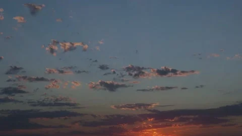 Colorful Quick Time Lapse of the Dawn from Behind the Horizon is 4K. Time  Lapse Stock Footage 147920283