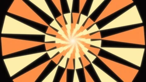 Colorful radial pattern with sharp shapes and dynamic movement Stock Footage 336994569