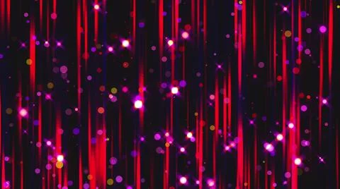 Colorful rain and glitter, computer generated. 3d rendering of luxury art Stock-Illustration