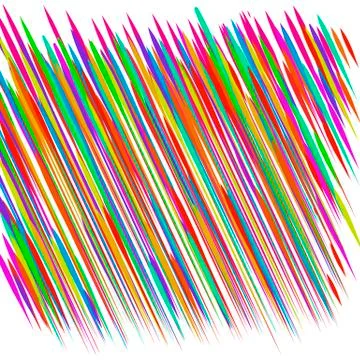 Colorful rain Stock Illustration