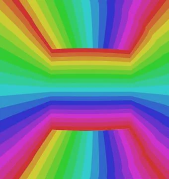 Colorful rainbow abstract background Stock Illustration
