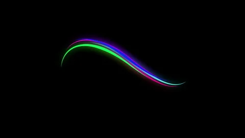 Colorful Rainbow animated Stock Footage 245052053