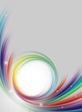 Colorful  rainbow backdrop Stock Illustration