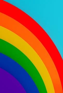 Colorful Rainbow Background Stock Illustration