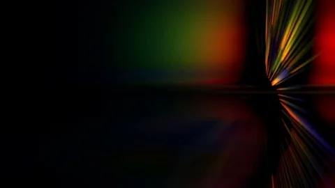 Colorful Rainbow Explosion of Light Rays Shiny Dance Background Stock Footage 75607940
