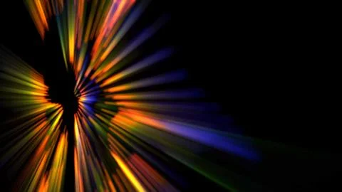 Colorful Rainbow Explosion Of Light Rays Shiny Background Stock Illustration