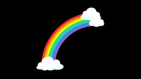  colorful rainbow Stock Footage 128626932