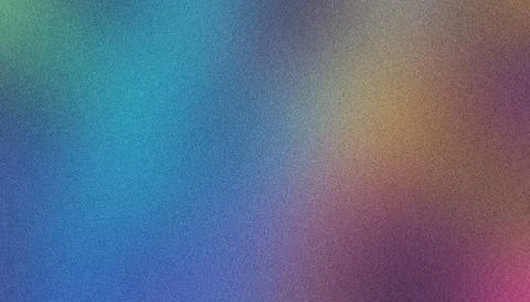 Colorful rainbow gradient background with textured grainy effect Stock Photos