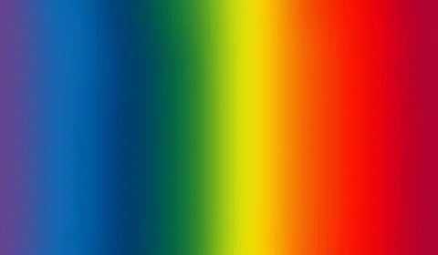 Colorful rainbow, gradient design, blurred background Stock Illustration