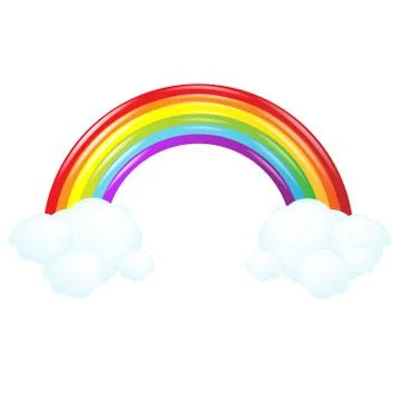 Colorful rainbow Stock Illustration