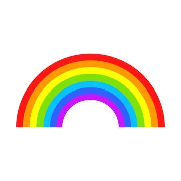 Colorful rainbow. Stock Illustration