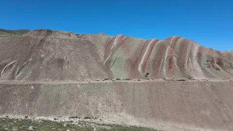 Colorful rainbow mountains Stock Footage 240726411