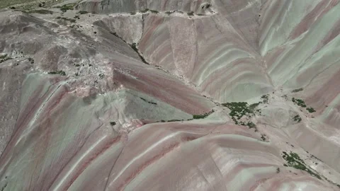 Colorful rainbow mountains Video stock 240726805