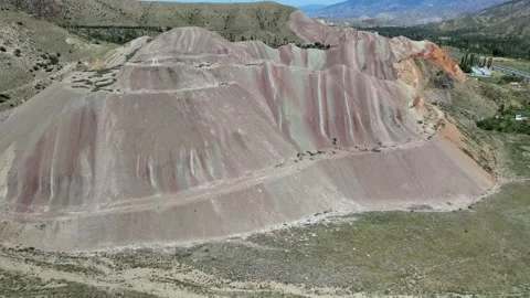 Colorful rainbow mountains Stock Footage 240728265