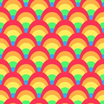 Colorful rainbow pattern Stock Illustration