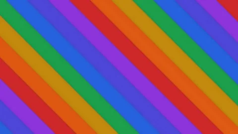Colorful rainbow striped motion background with vibrant hues and dynamic vi.. Stock Footage 342762634