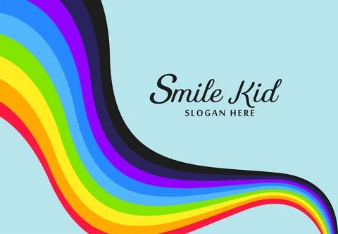 Colorful  rainbow vector background. modern wavy ribbon rainbow banner on b.. Stock Illustration