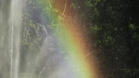 Colorful rainbow view Stock Footage 80899036