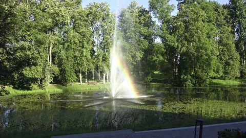 Colorful rainbow view Stock Footage 80899050