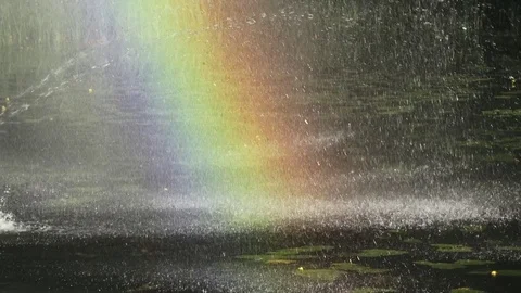 Colorful rainbow view Stock Footage 83220659