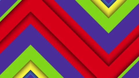 Colorful Rainbow Zig Zag Pattern Background Stock Footage 274670593