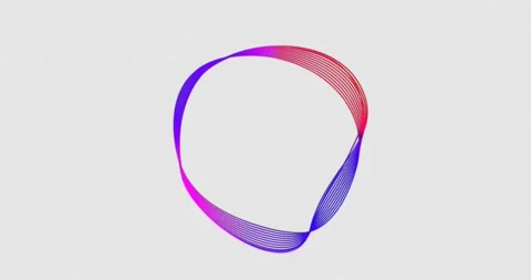 Colorful random line abstract animation video on transparent background Stock Footage 171067779