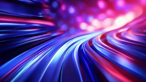 Colorful rays background with brightness blur and dynamic light motion Stock Footage 274900817