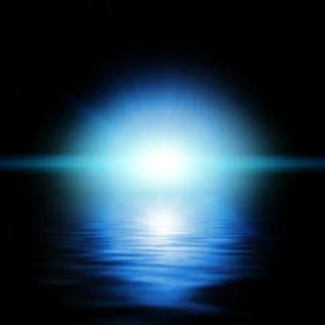 Colorful rays of light 库存插图